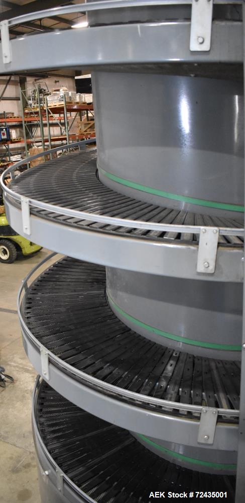 Pre-Owned Ambaflex Model SV400-1300 Spiral Conveyor for Sale